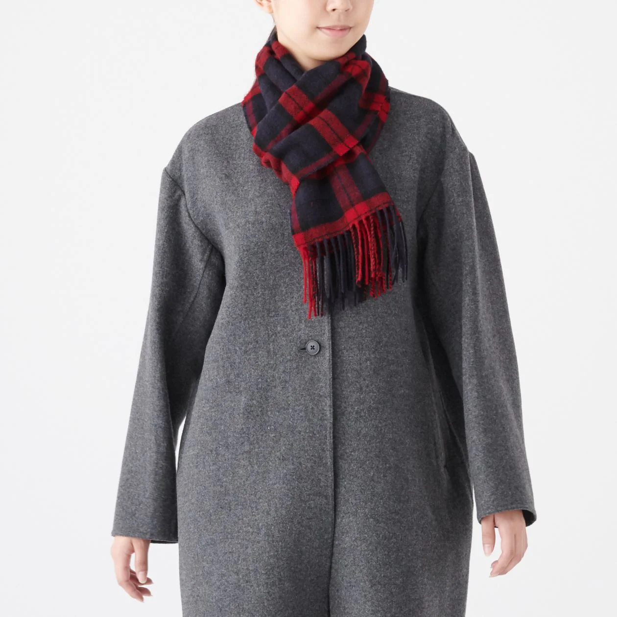 Wool Woven Scarf - Pattern 30x180cm - Image 10