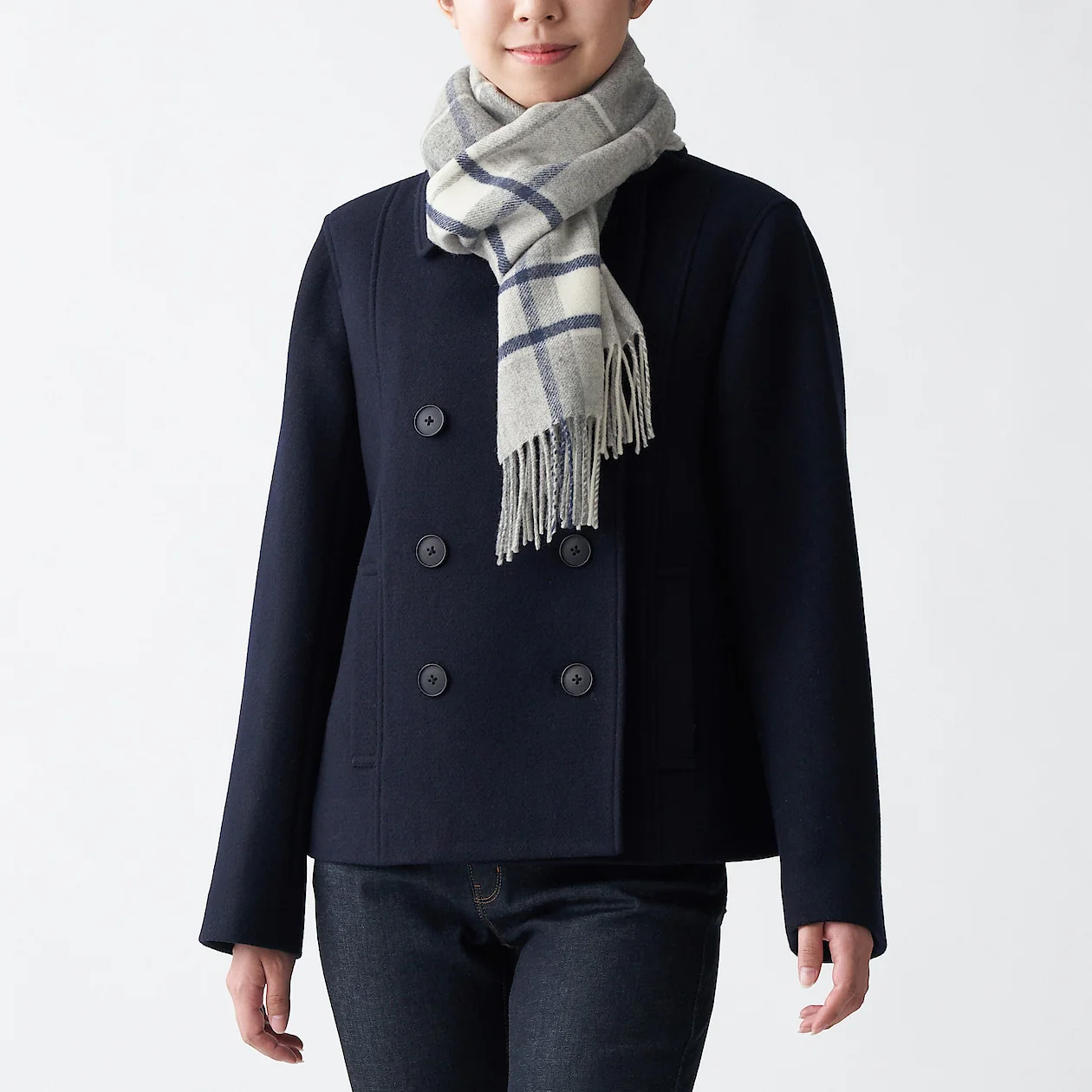 Wool Woven Scarf - Pattern 30x180cm - Image 15