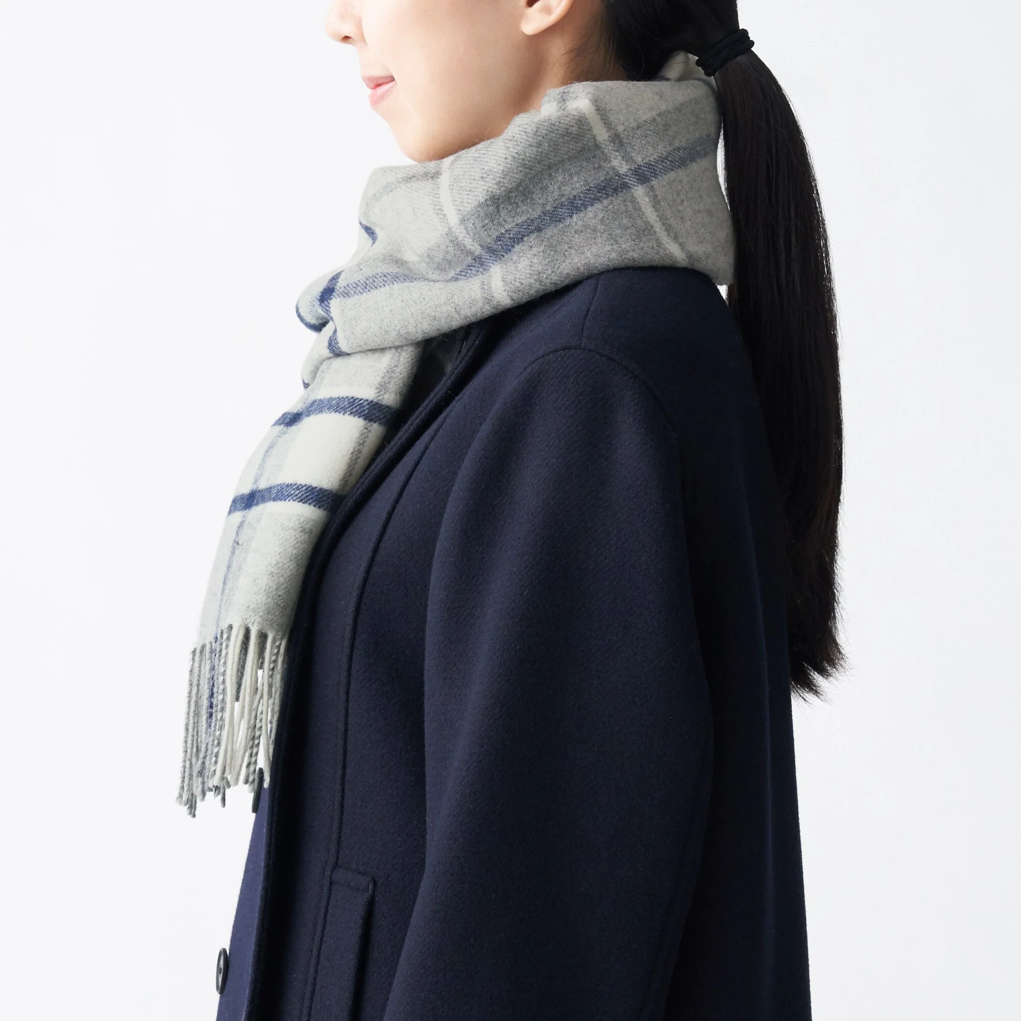 Wool Woven Scarf - Pattern 30x180cm - Image 16