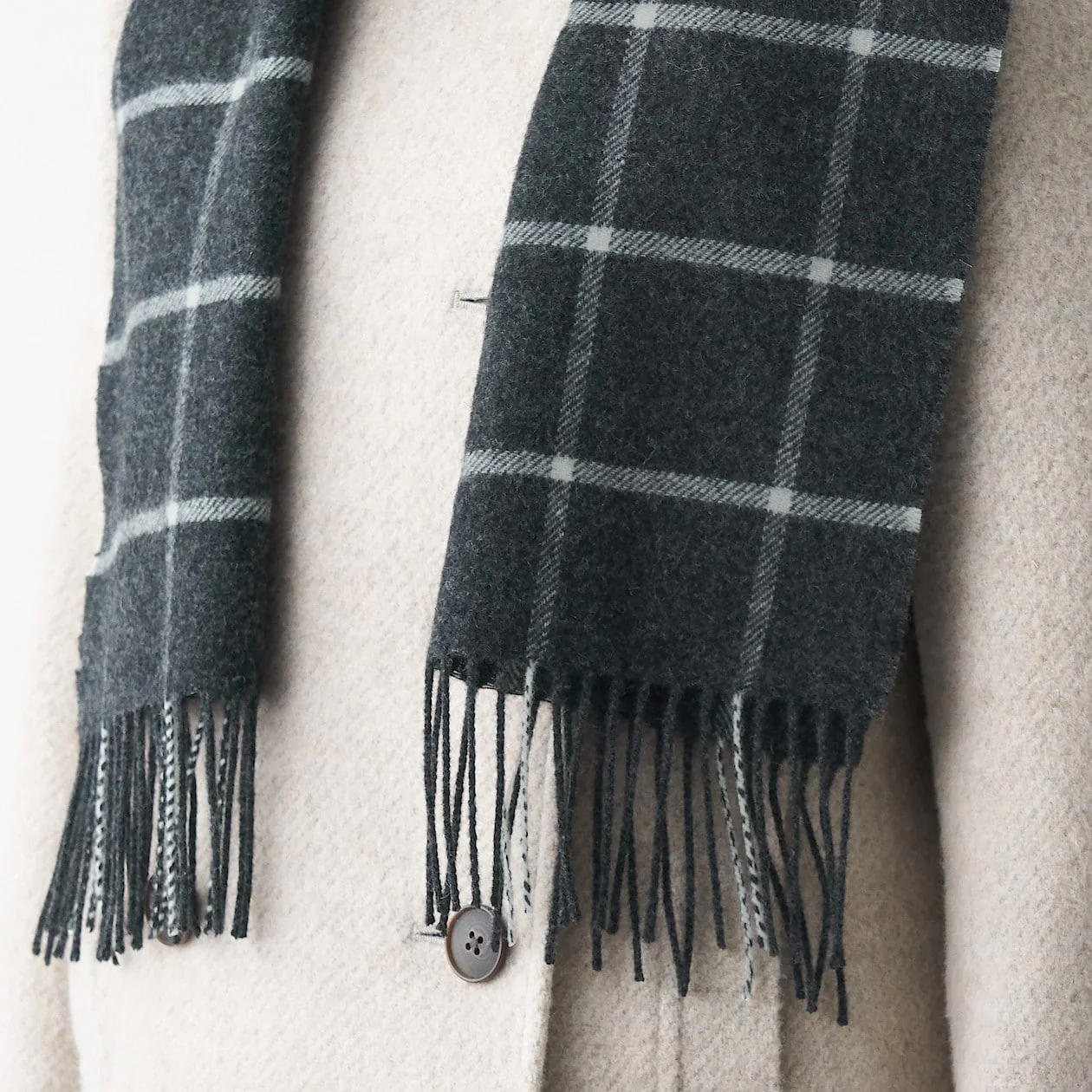 Wool Woven Scarf - Pattern 30x180cm - Image 31