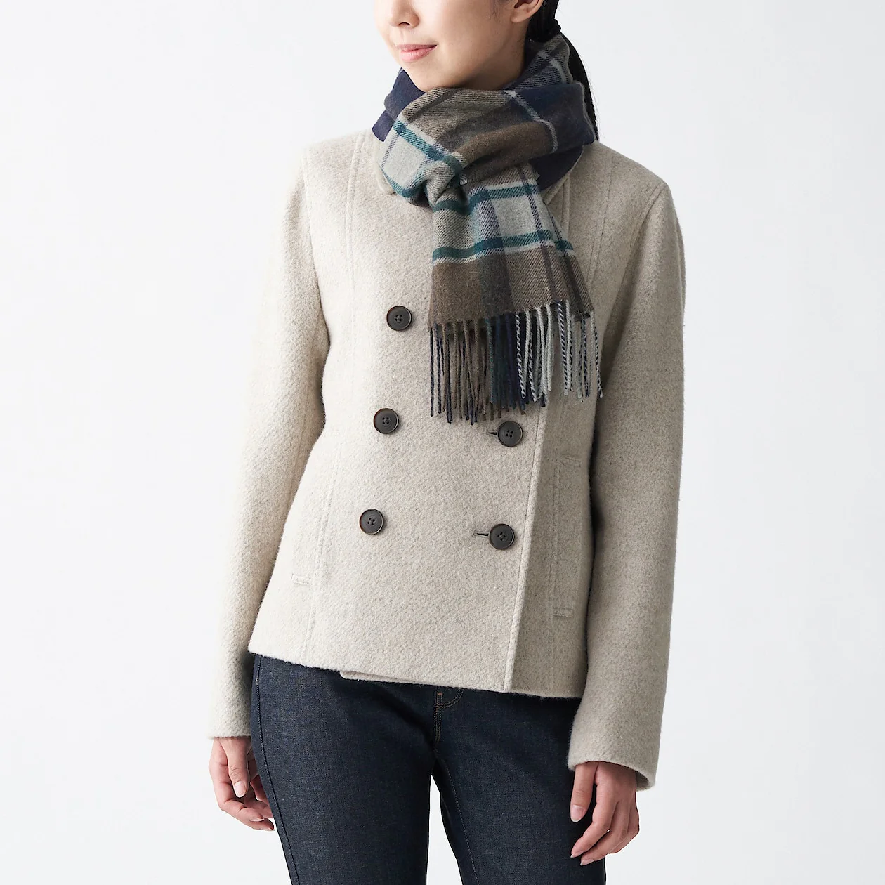 Wool Woven Scarf - Pattern 30x180cm - Image 35