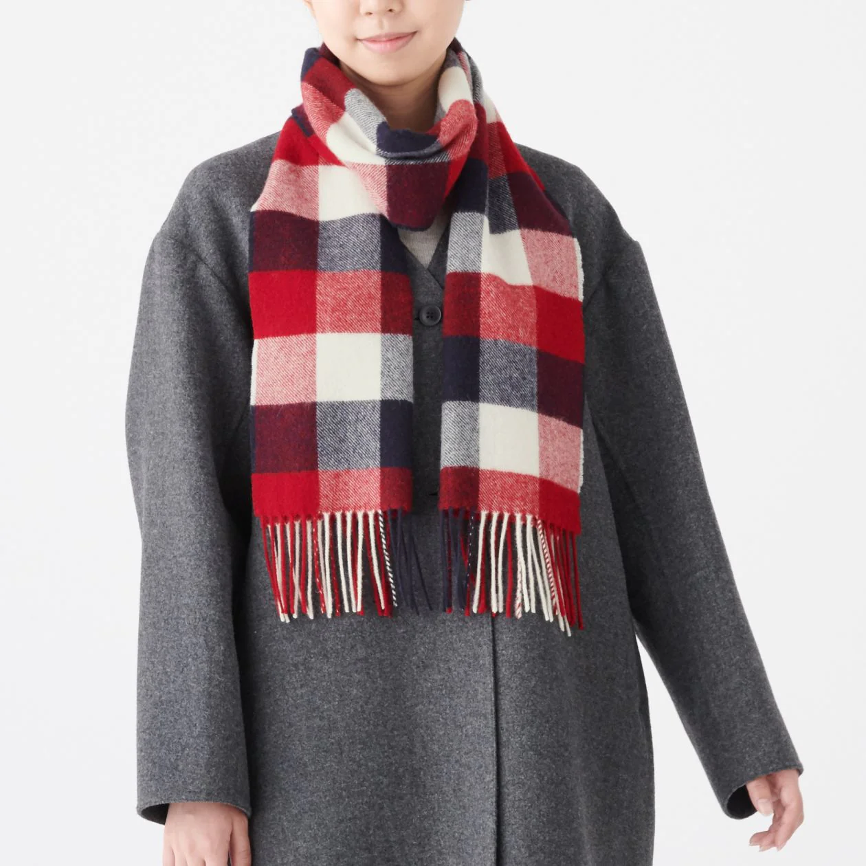Wool Woven Scarf - Pattern 30x180cm - Image 39
