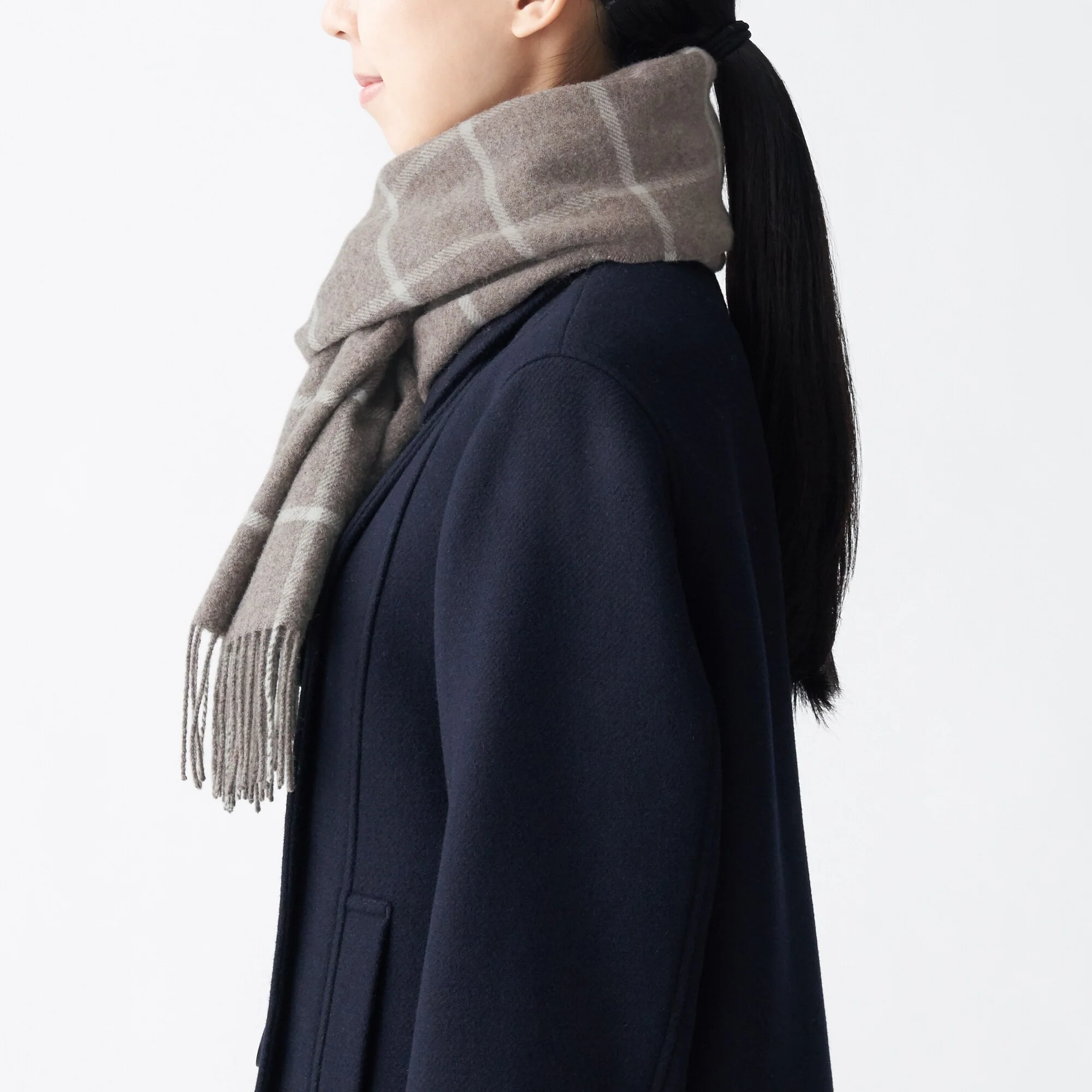 Wool Woven Scarf - Pattern 30x180cm - Image 4