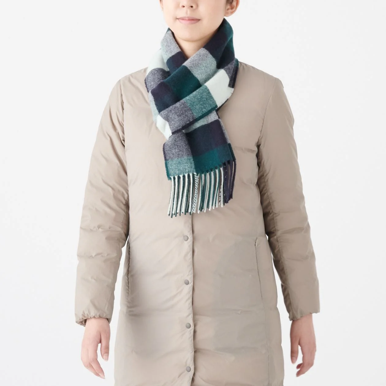 Wool Woven Scarf - Pattern 30x180cm - Image 45