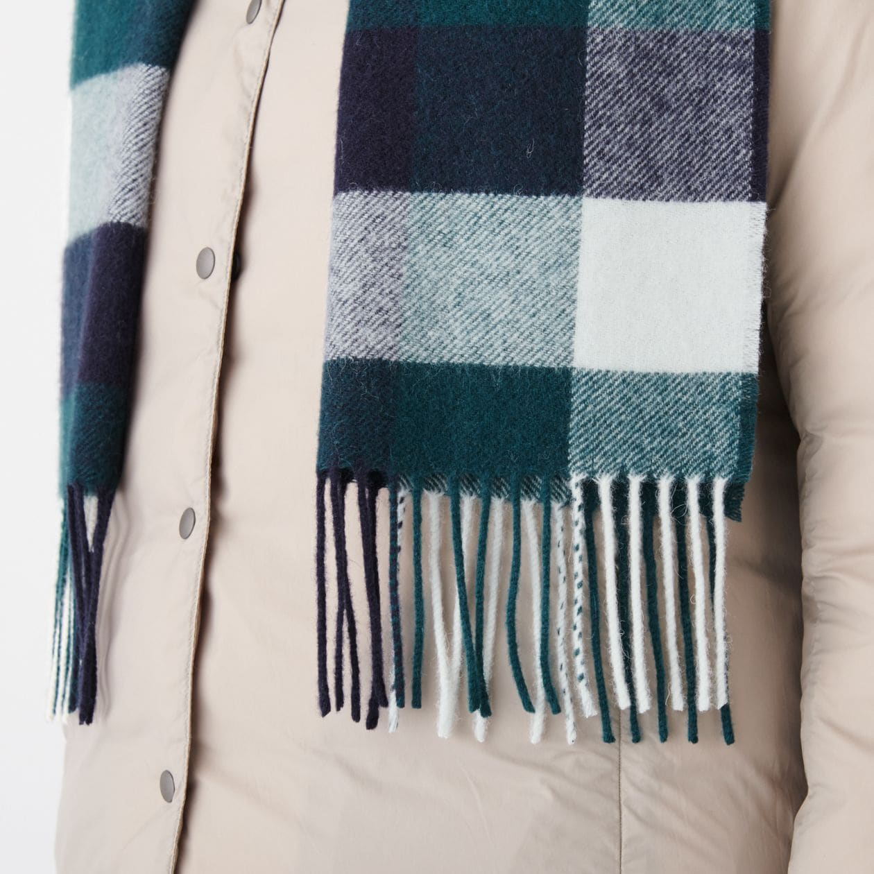 Wool Woven Scarf - Pattern 30x180cm - Image 46