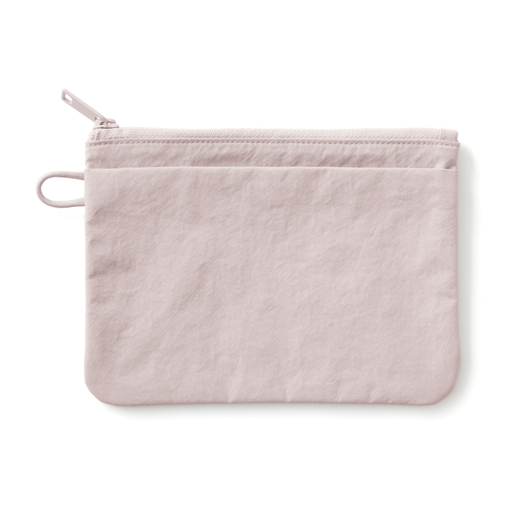 Wrinkled Nylon Flat Pouch - Medium