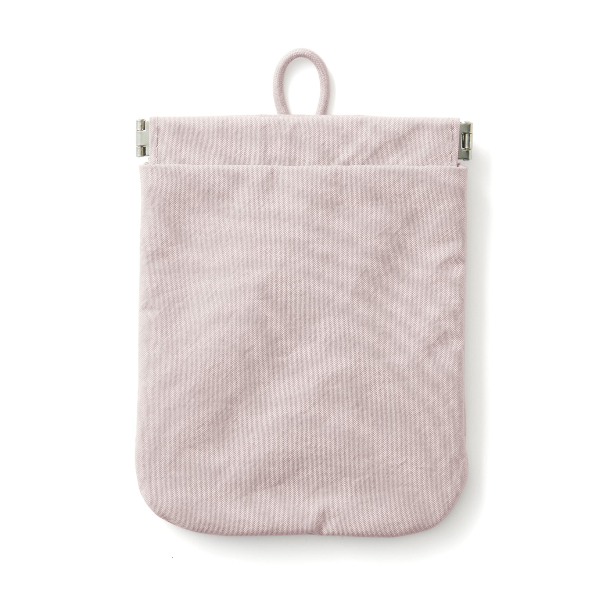 Wrinkled Nylon Self-Closing Flat Pouch - Small