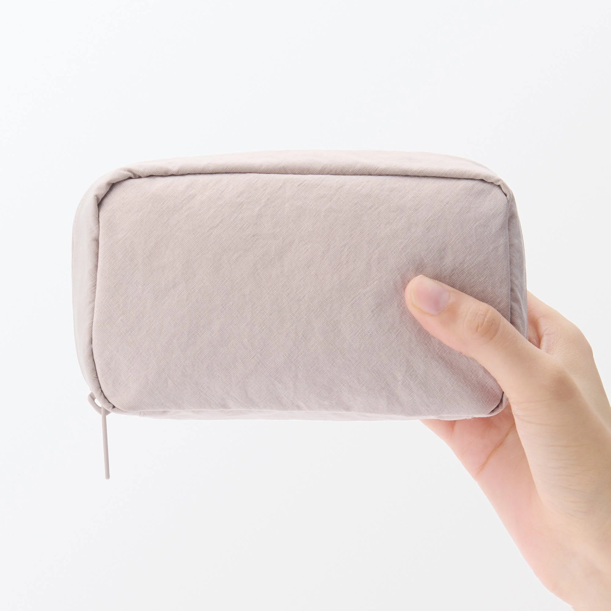 Wrinkled Nylon Wide-Opening Pouch - Medium - Image 20
