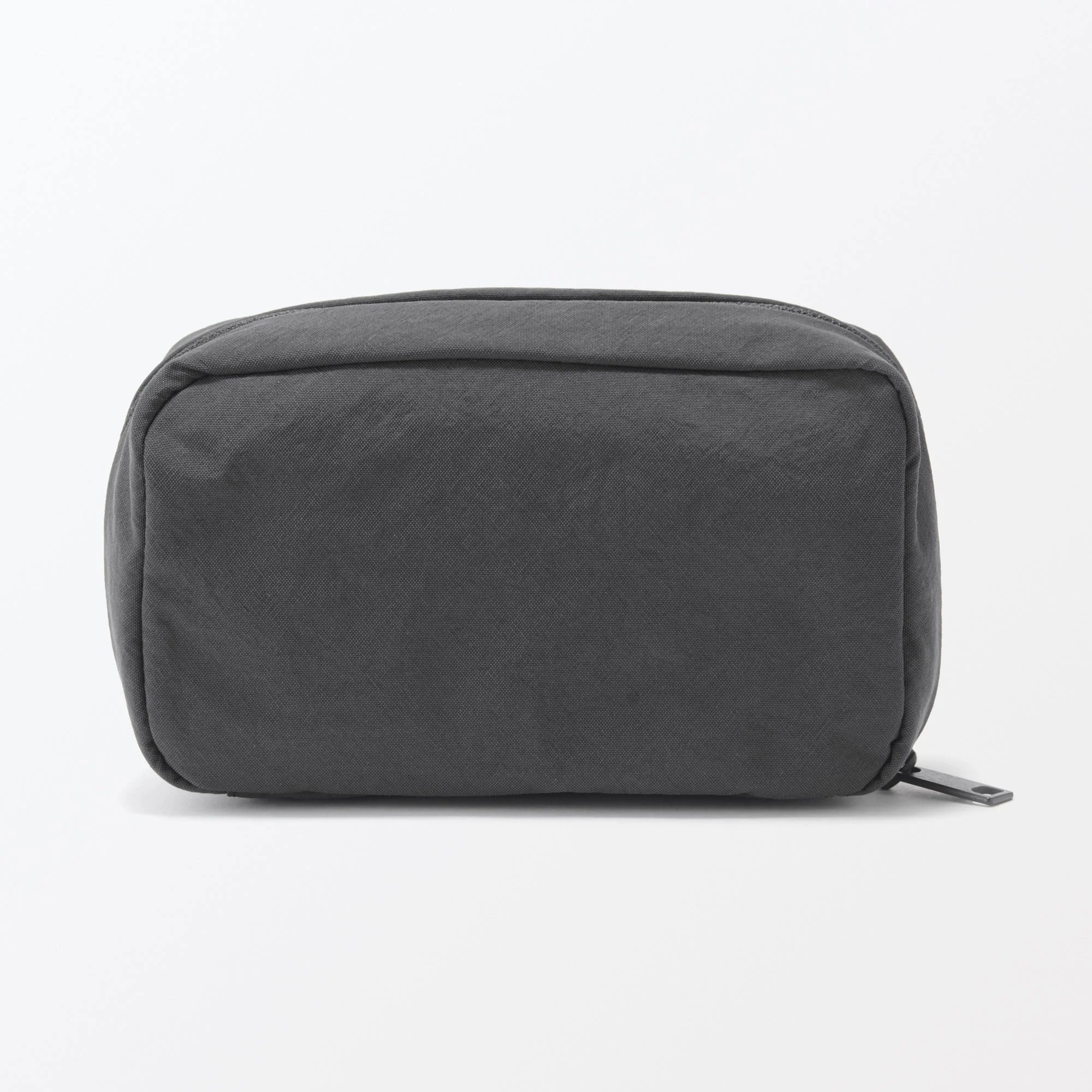 Wrinkled Nylon Wide-Opening Pouch - Medium - Image 3