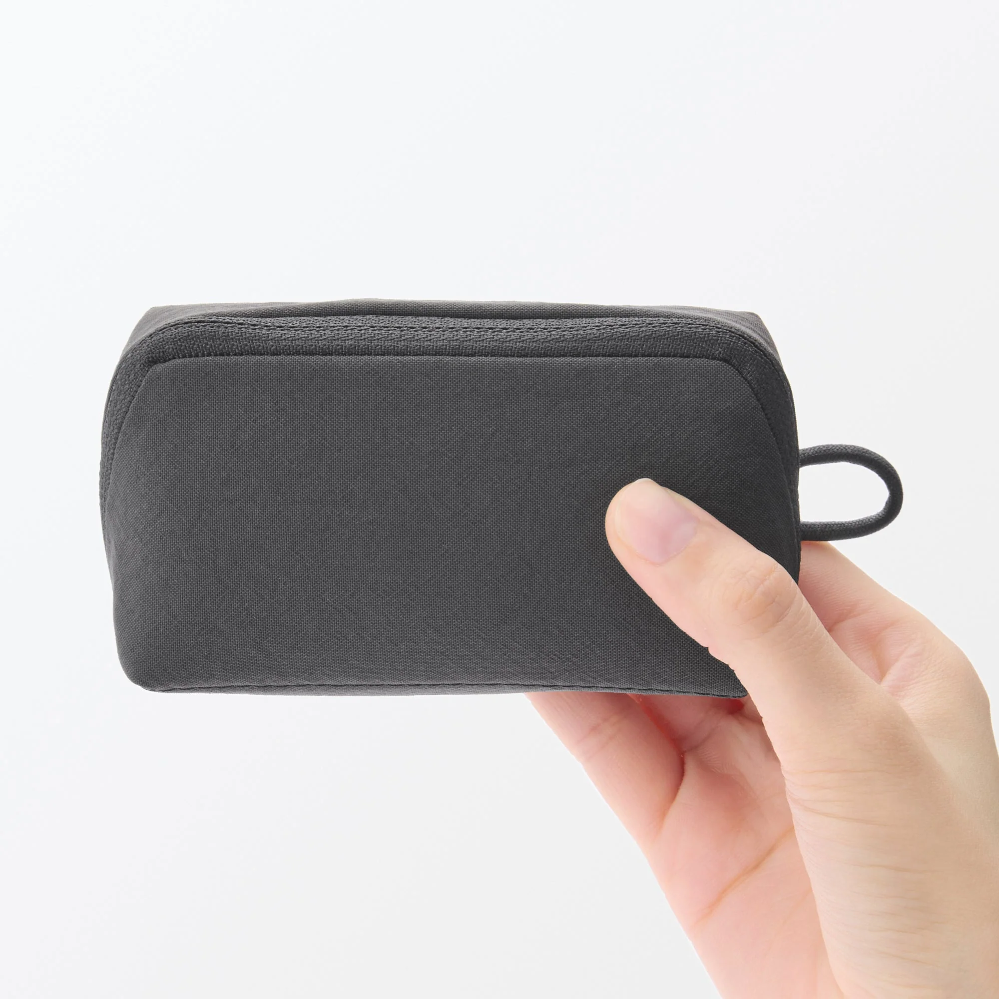 Wrinkled Nylon Wide-Opening Pouch - Small - Image 20