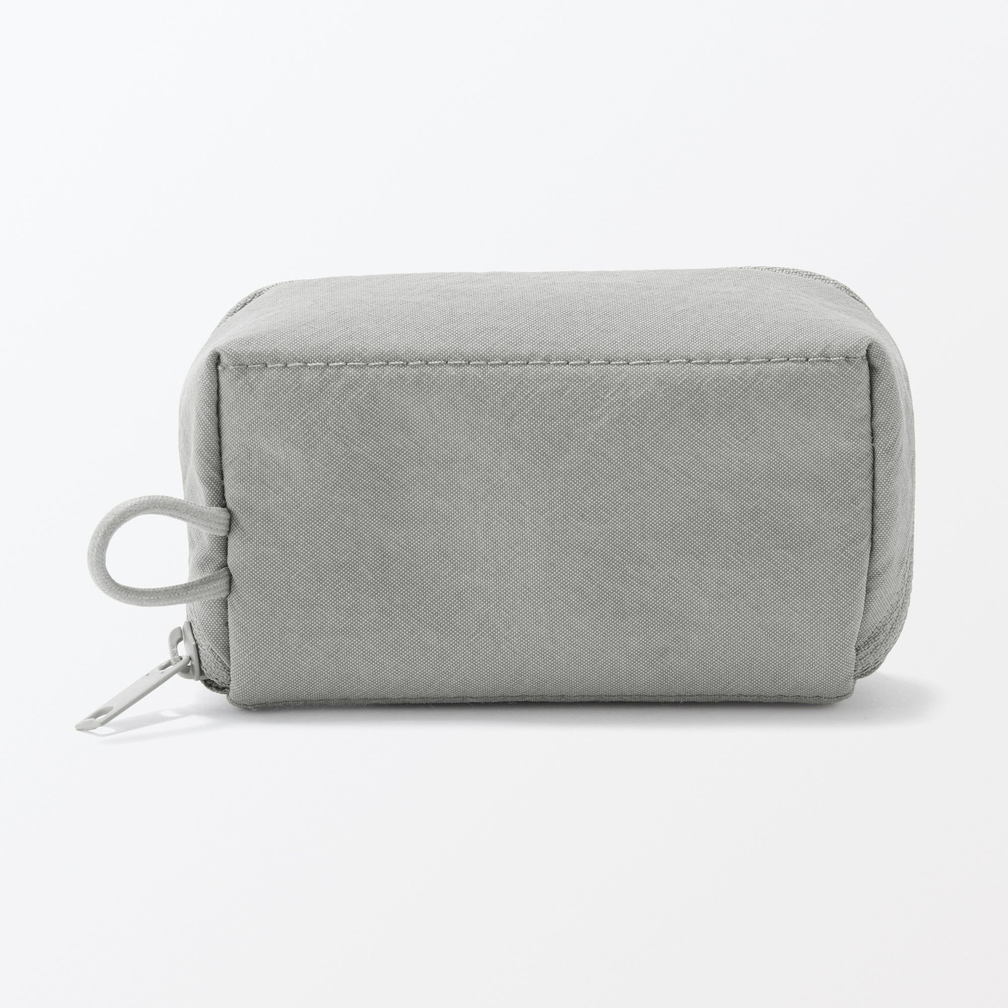 Wrinkled Nylon Wide-Opening Pouch - Small - Image 3