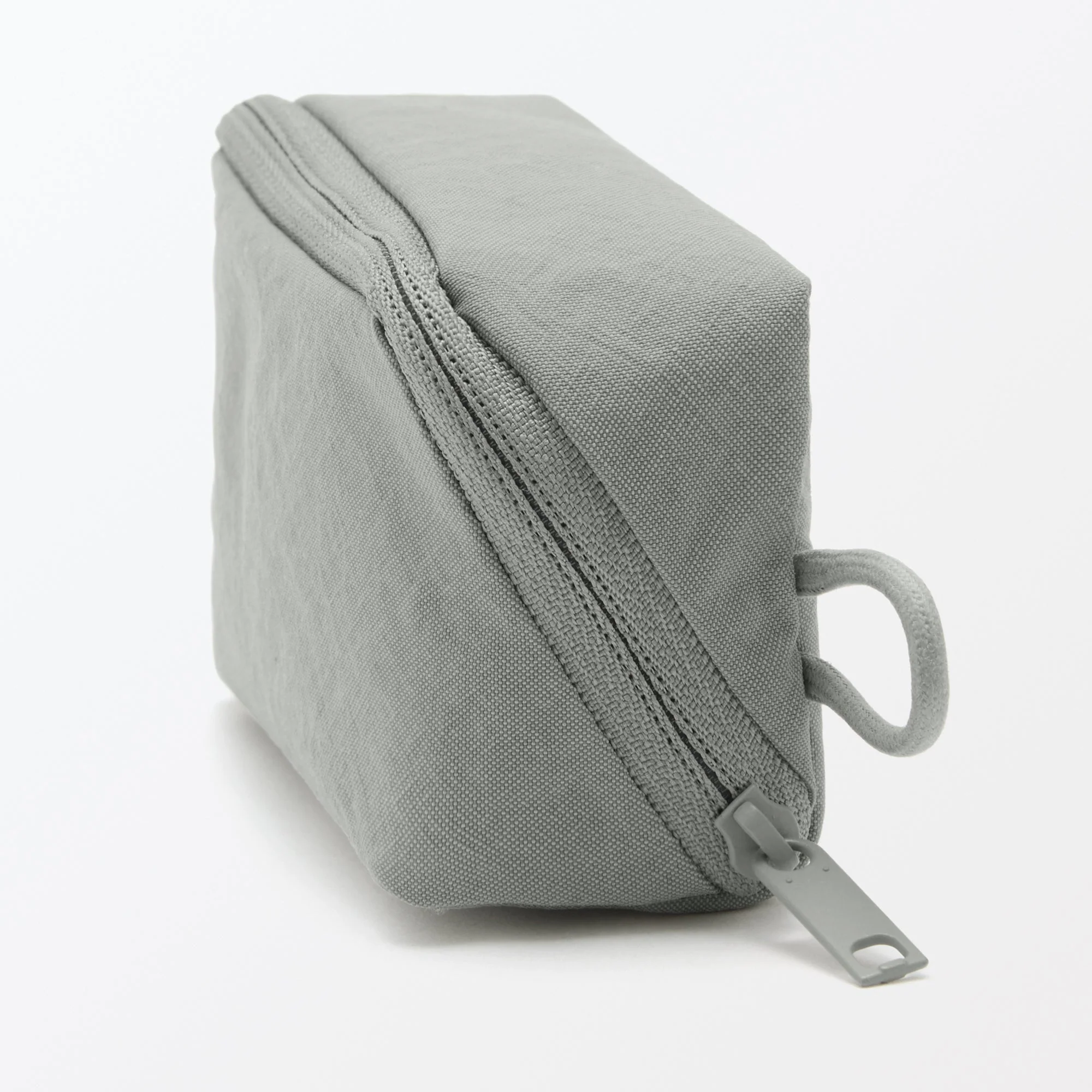 Wrinkled Nylon Wide-Opening Pouch - Small - Image 4