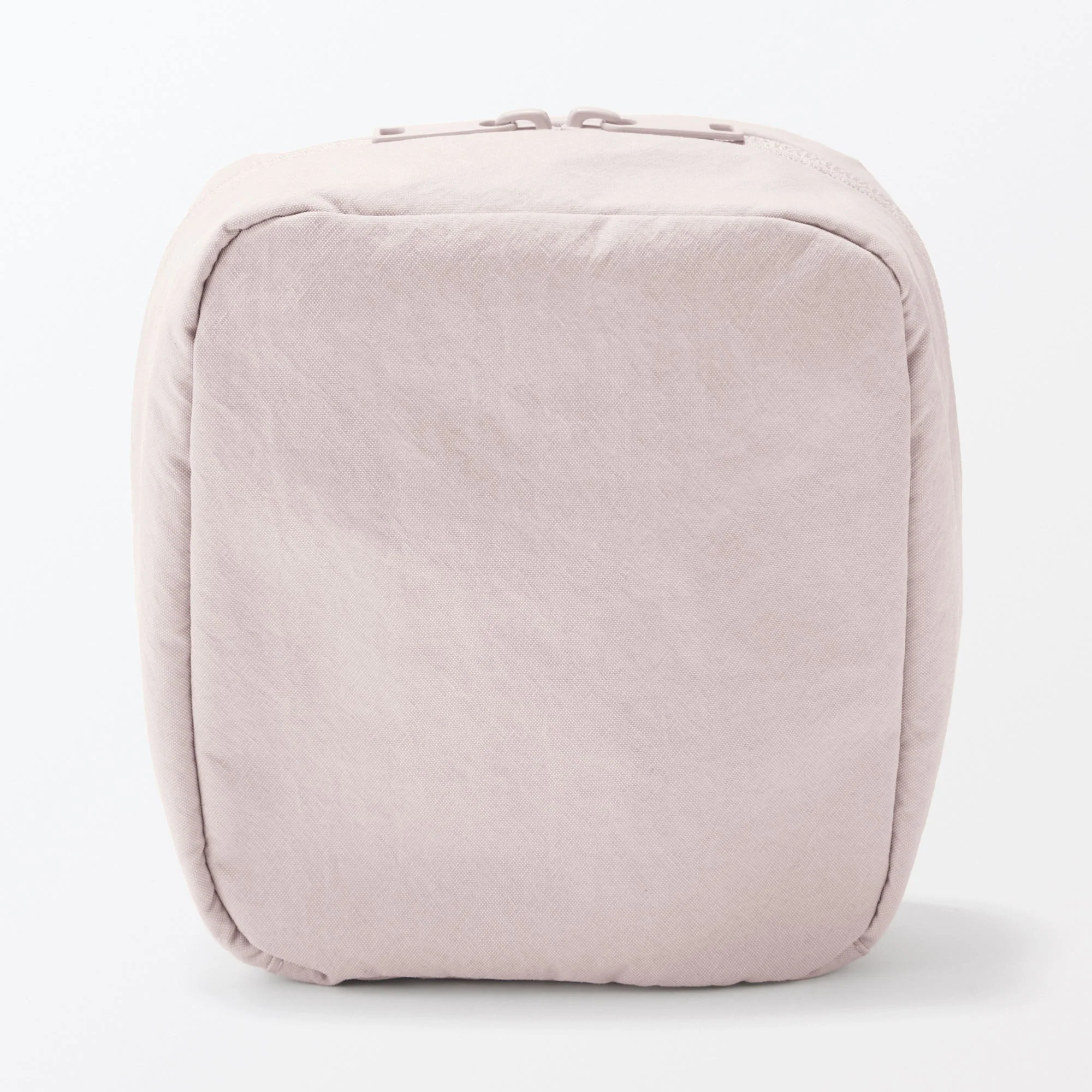 Wrinkled Nylon Wide-Opening Pouch - Square - Image 10