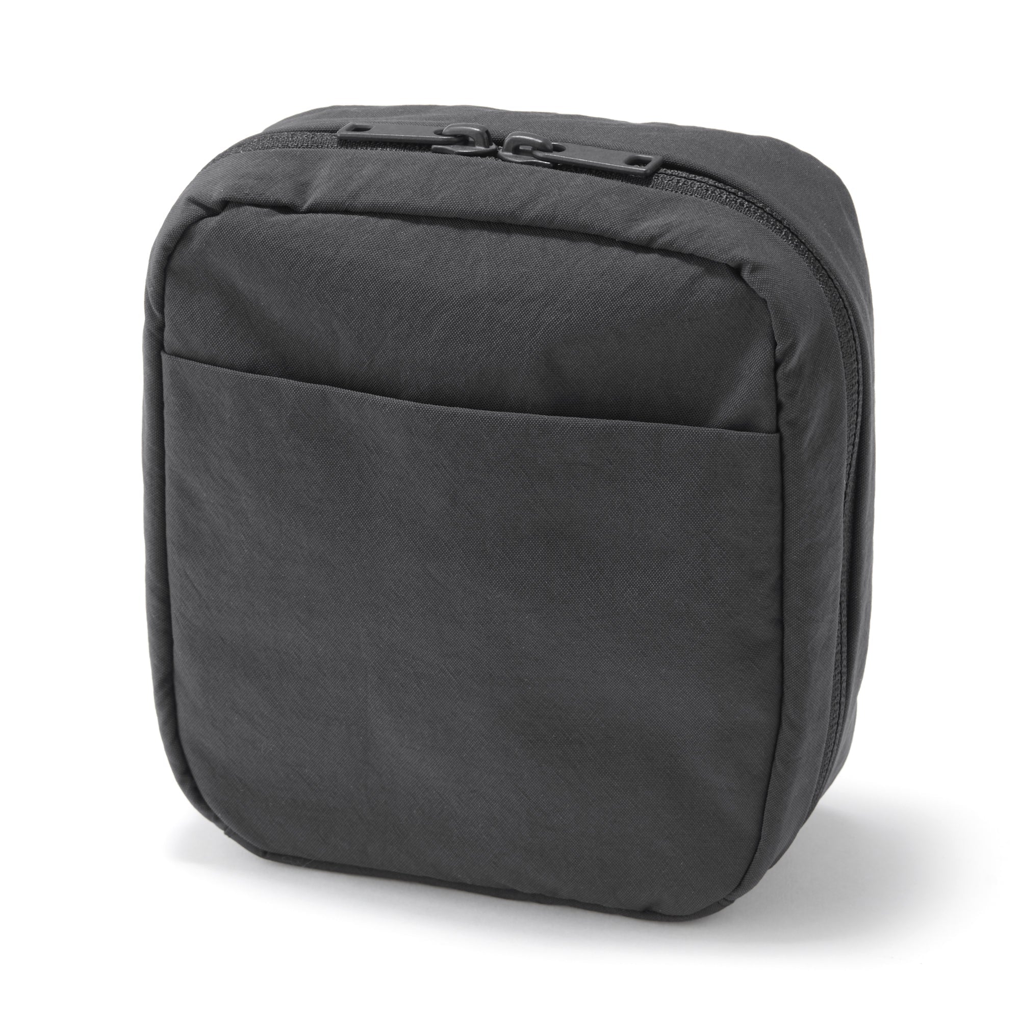 Wrinkled Nylon Wide-Opening Pouch - Square - Image 15