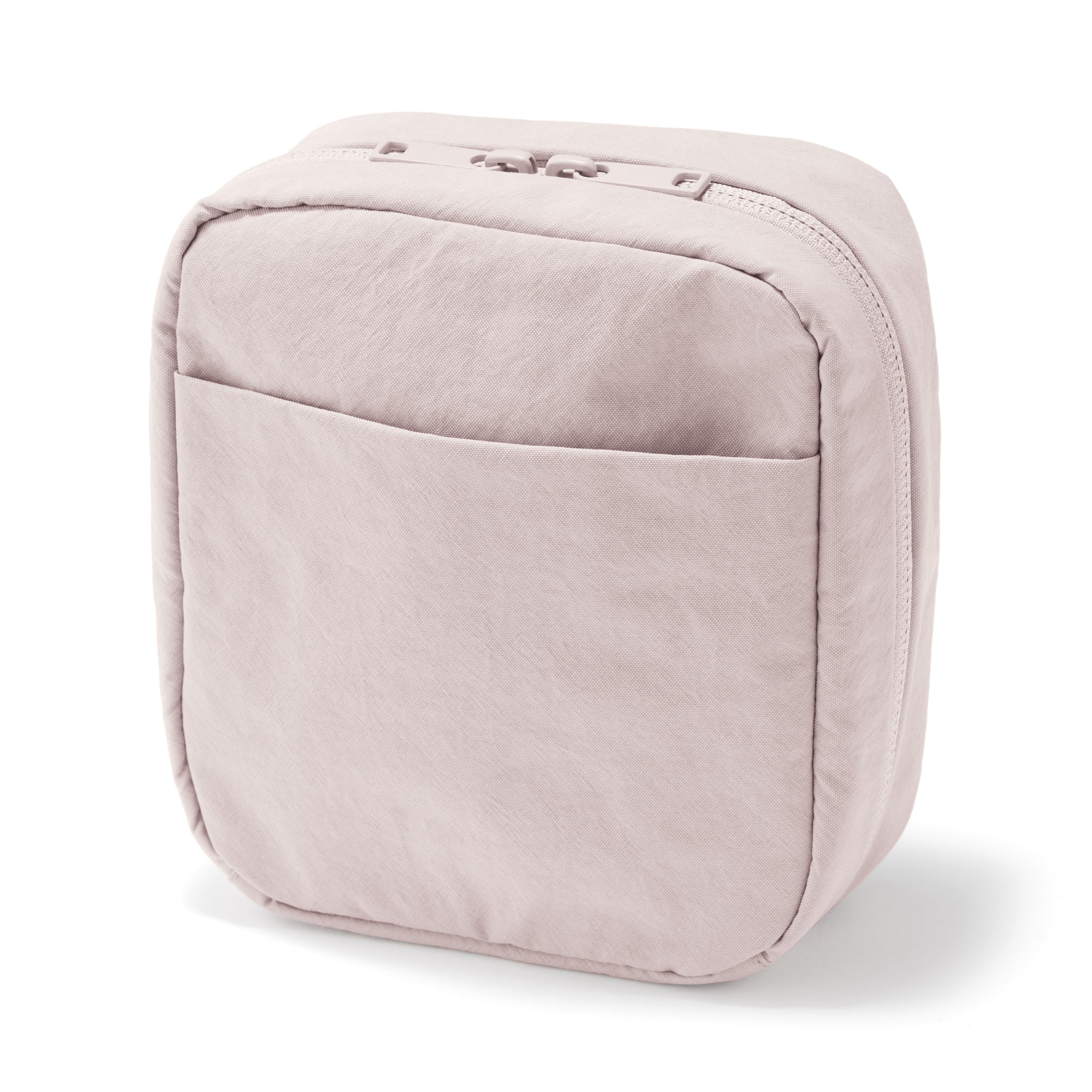 Wrinkled Nylon Wide-Opening Pouch - Square - Image 8