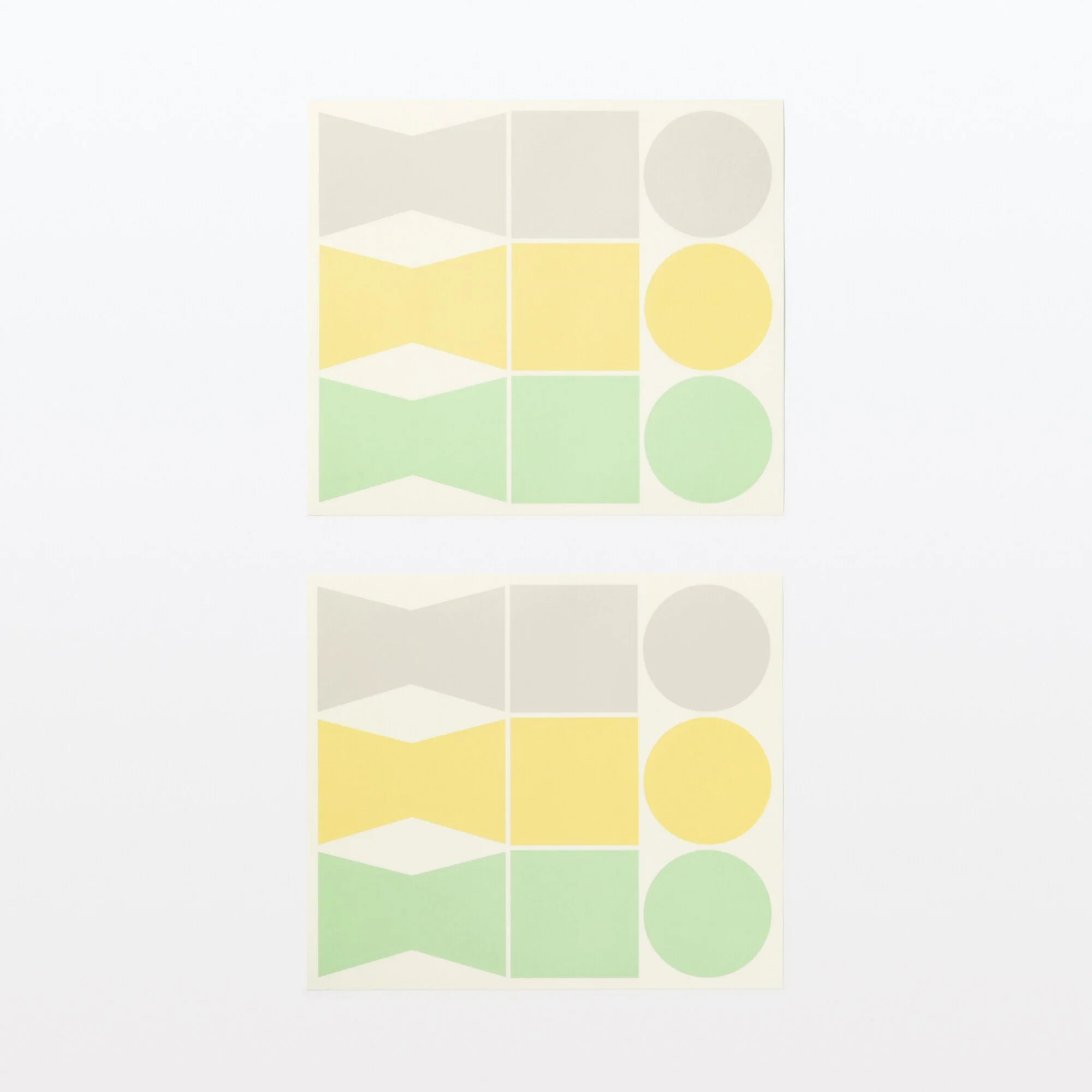 Writable Gift Stickers - Gray/Yellow/Green - Image 3