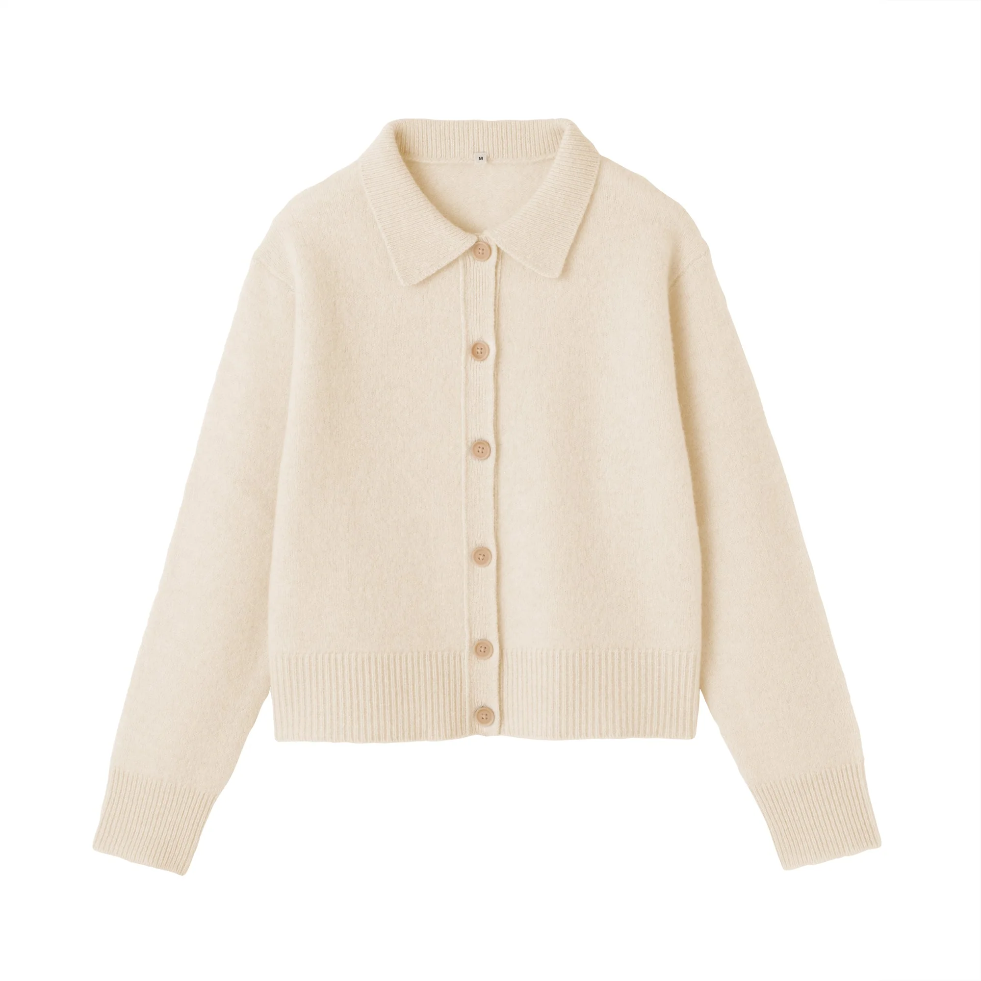 Labo Yak Wool Collared Cardigan - Image 2