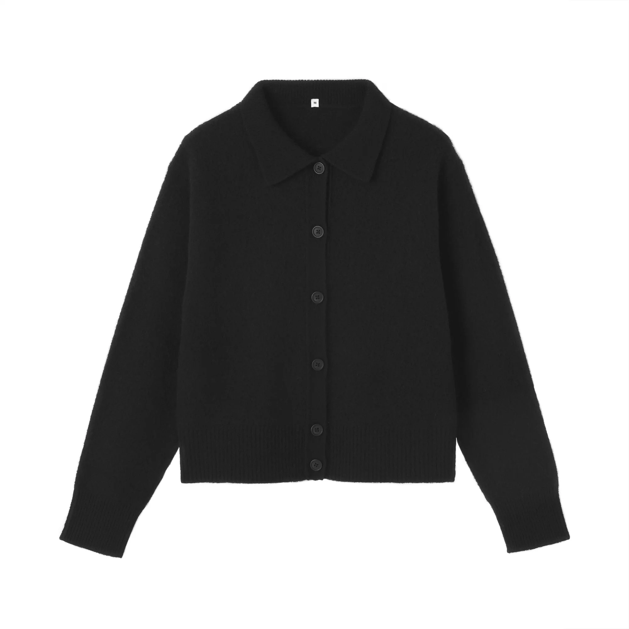 Labo Yak Wool Collared Cardigan - Image 9